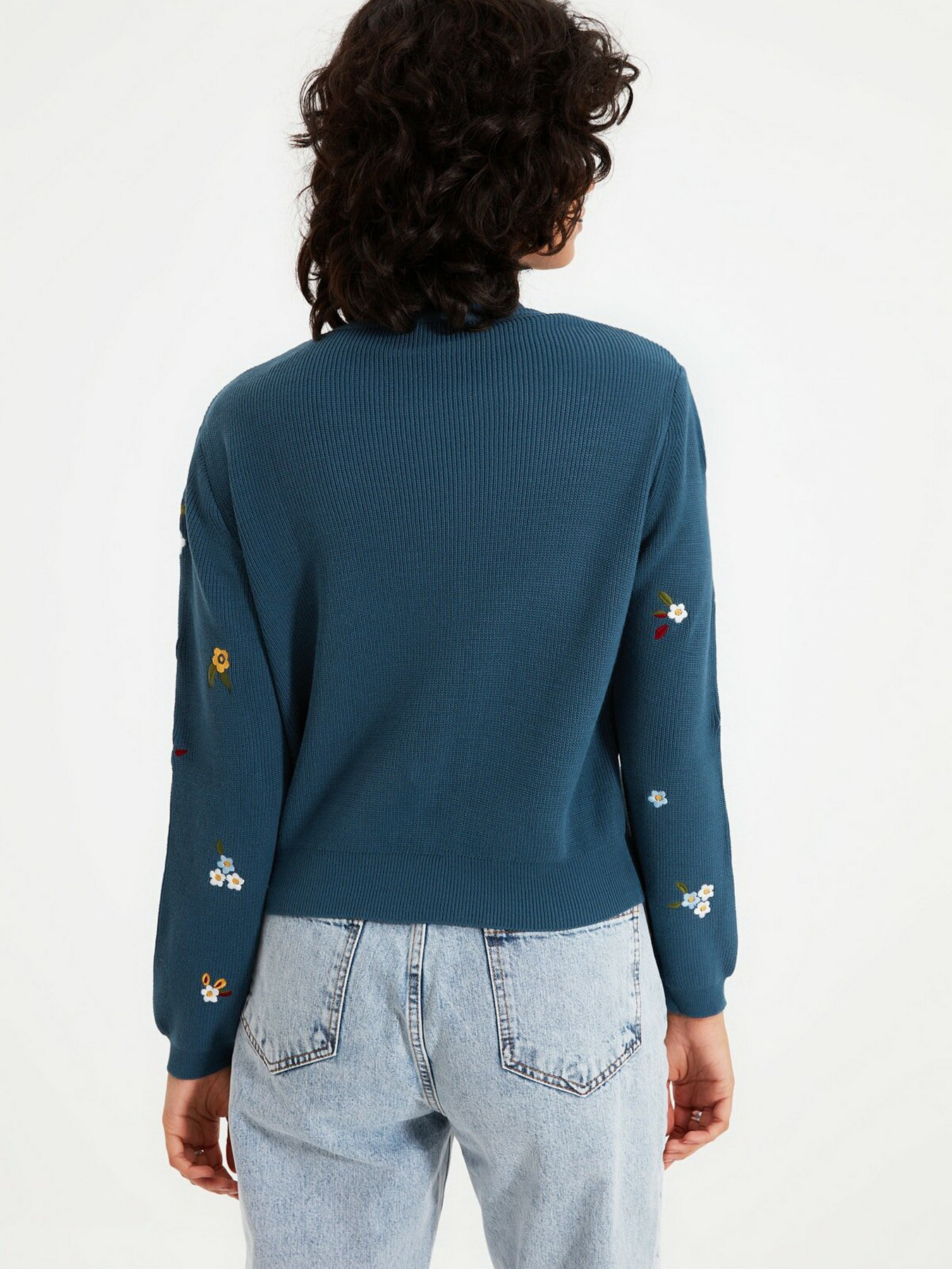 Свитры и кардиганы Trendyol модель TWOAW21KZ2106/Indigo Свитры и кардиганы Trendyol модель TWOAW21KZ2106/Indigo Фото