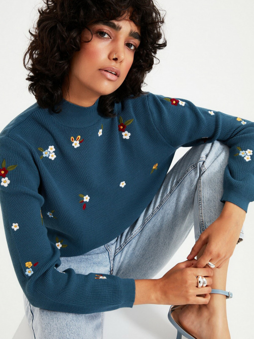Свитры и кардиганы Trendyol модель TWOAW21KZ2106/Indigo Фото