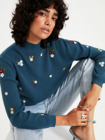 Свитры и кардиганы Trendyol модель TWOAW21KZ2106/Indigo Фото