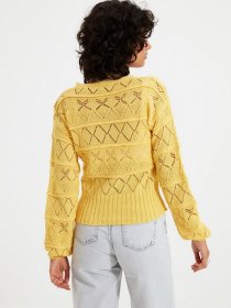 Свитры и кардиганы Trendyol модель TWOAW22HI0011/Sari Фото