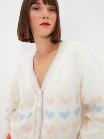 Свитры и кардиганы Trendyol модель TWOAW22HI0021/Ekru Фото