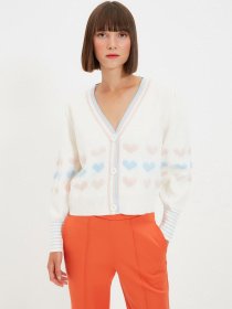 Свитры и кардиганы Trendyol модель TWOAW22HI0021/Ekru Фото