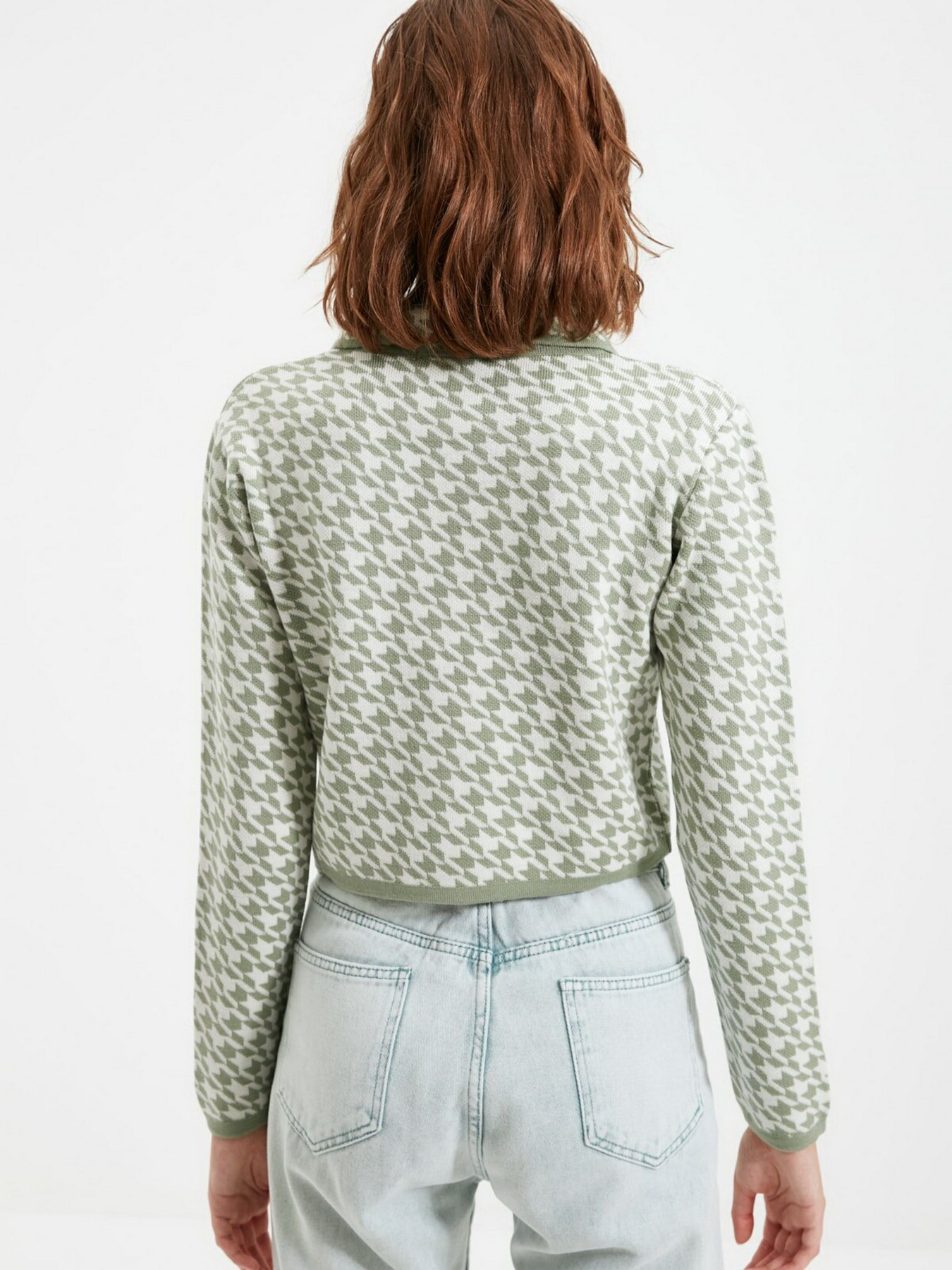 Свитры и кардиганы Trendyol модель TWOAW22HI0067/Mint Свитры и кардиганы Trendyol модель TWOAW22HI0067/Mint Фото