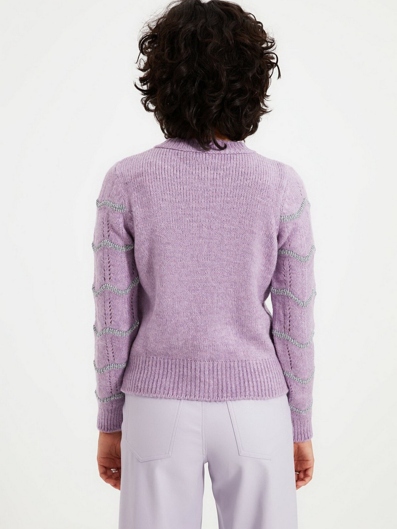 Свитры и кардиганы Trendyol модель TWOAW22HI0160/Lila Свитры и кардиганы Trendyol модель TWOAW22HI0160/Lila Фото