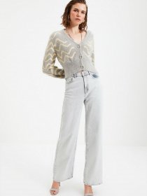 Свитры и кардиганы Trendyol модель TWOAW22HI0184/Gri Фото