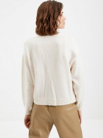 Свитры и кардиганы Trendyol модель TWOAW22HI0226/Ekru Фото