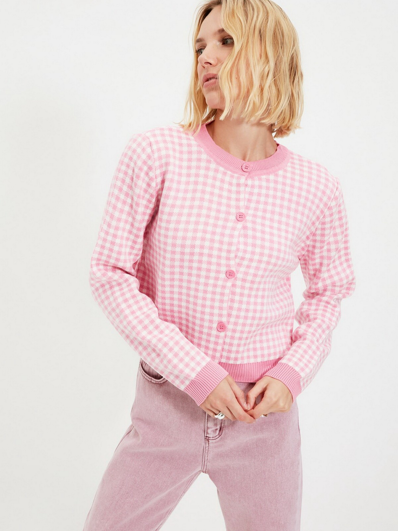 Светри та кардигани Trendyol модель TWOAW22HI0234/Pembe Фото
