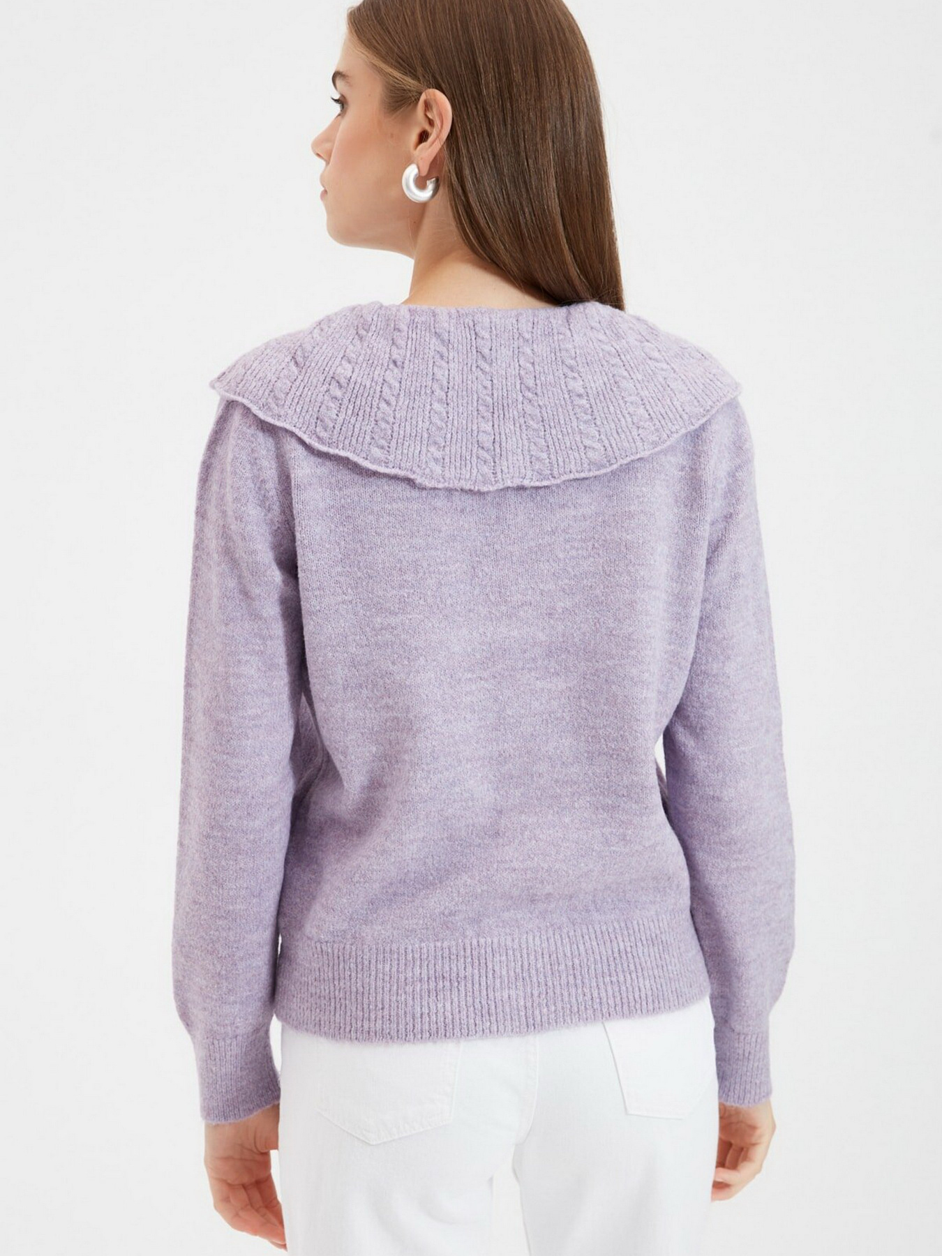 Свитры и кардиганы Trendyol модель TWOAW22HI0261/Lila Свитры и кардиганы Trendyol модель TWOAW22HI0261/Lila Фото
