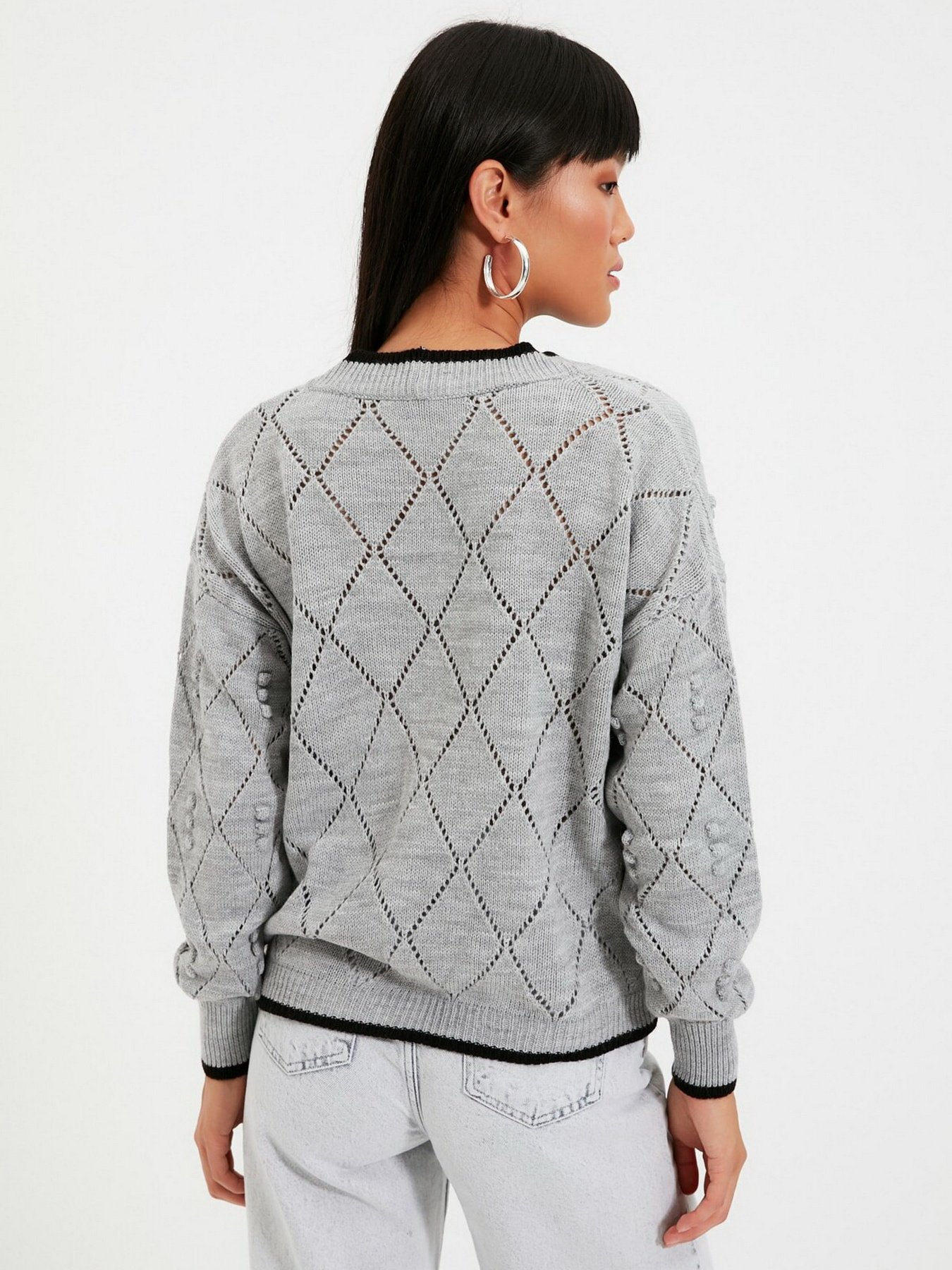 Светри та кардигани Trendyol модель TWOAW22HI0290/Gri Фото
