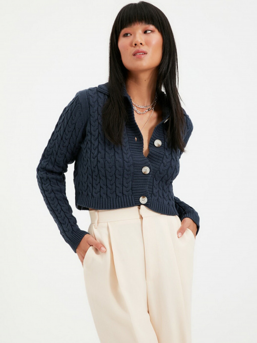 Свитры и кардиганы Trendyol модель TWOAW22HI0344/Indigo Фото
