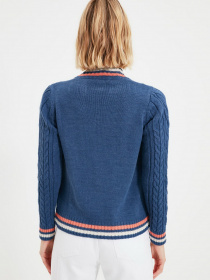 Свитры и кардиганы Trendyol модель TWOAW22HI0447/Indigo Фото