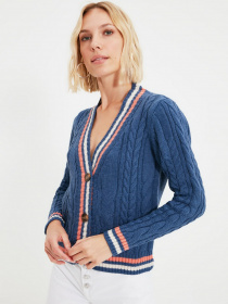 Свитры и кардиганы Trendyol модель TWOAW22HI0447/Indigo Фото