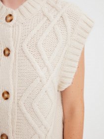 Свитры и кардиганы Trendyol модель TWOAW22BZ0017/Ekru Фото