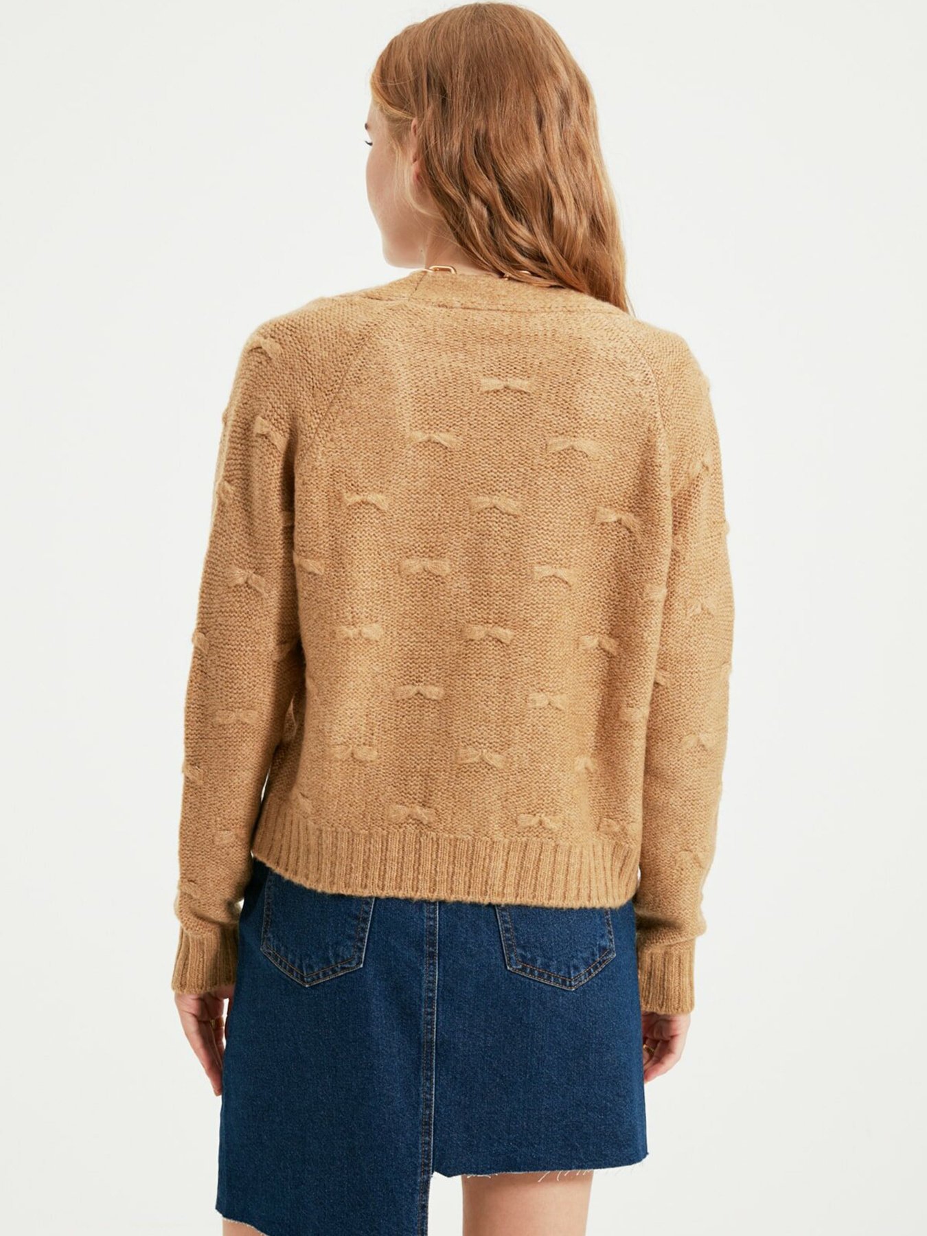 Свитры и кардиганы Trendyol модель TWOAW22HI0543/Camel Свитры и кардиганы Trendyol модель TWOAW22HI0543/Camel Фото