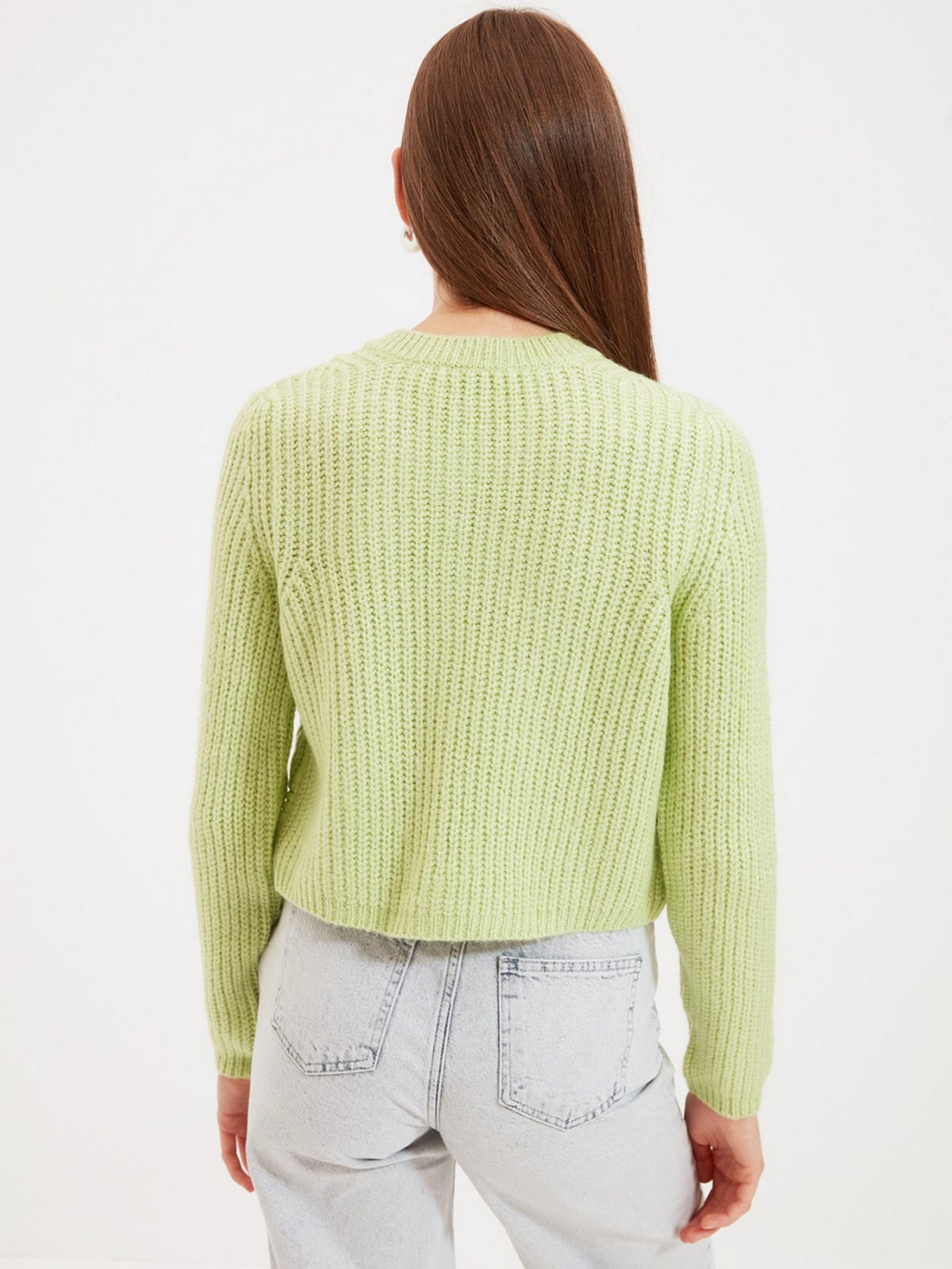 Свитры и кардиганы Trendyol модель TWOAW22HI0006/Yesil Свитры и кардиганы Trendyol модель TWOAW22HI0006/Yesil Фото