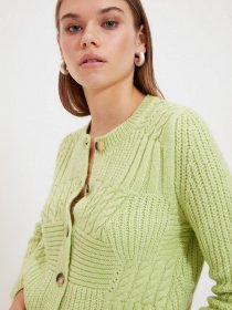 Свитры и кардиганы Trendyol модель TWOAW22HI0006/Yesil Фото
