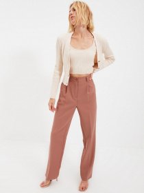 Свитры и кардиганы Trendyol модель TWOAW22HI0008/Bej Фото