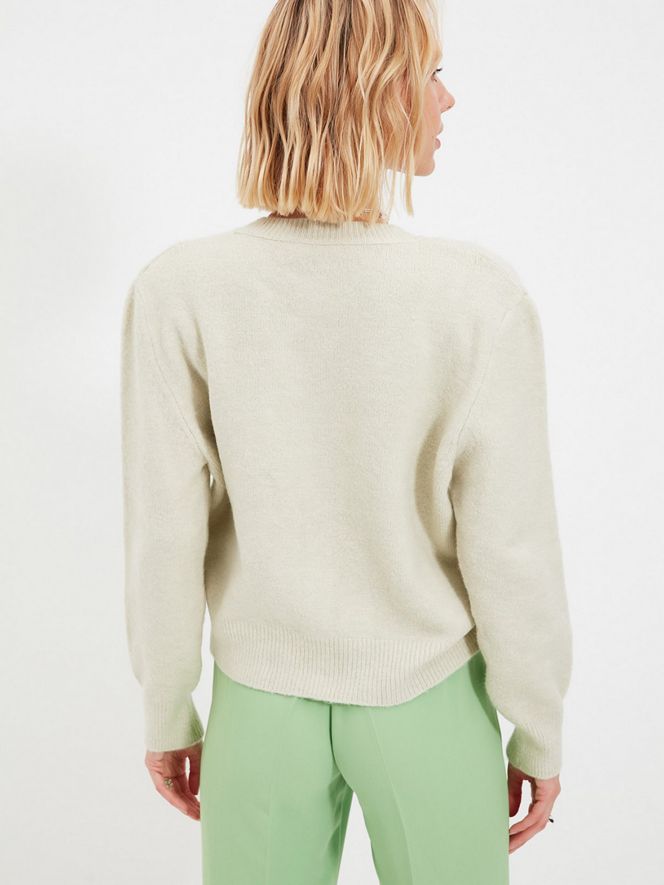 Свитры и кардиганы Trendyol модель TWOAW22HI0043/Mint Свитры и кардиганы Trendyol модель TWOAW22HI0043/Mint Фото
