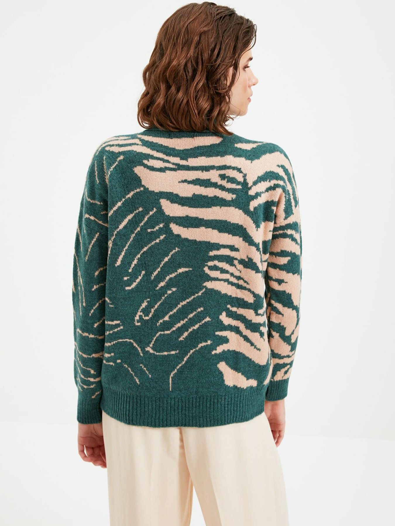 Свитры и кардиганы Trendyol модель TWOAW22KZ0066/Petrol Свитры и кардиганы Trendyol модель TWOAW22KZ0066/Petrol Фото
