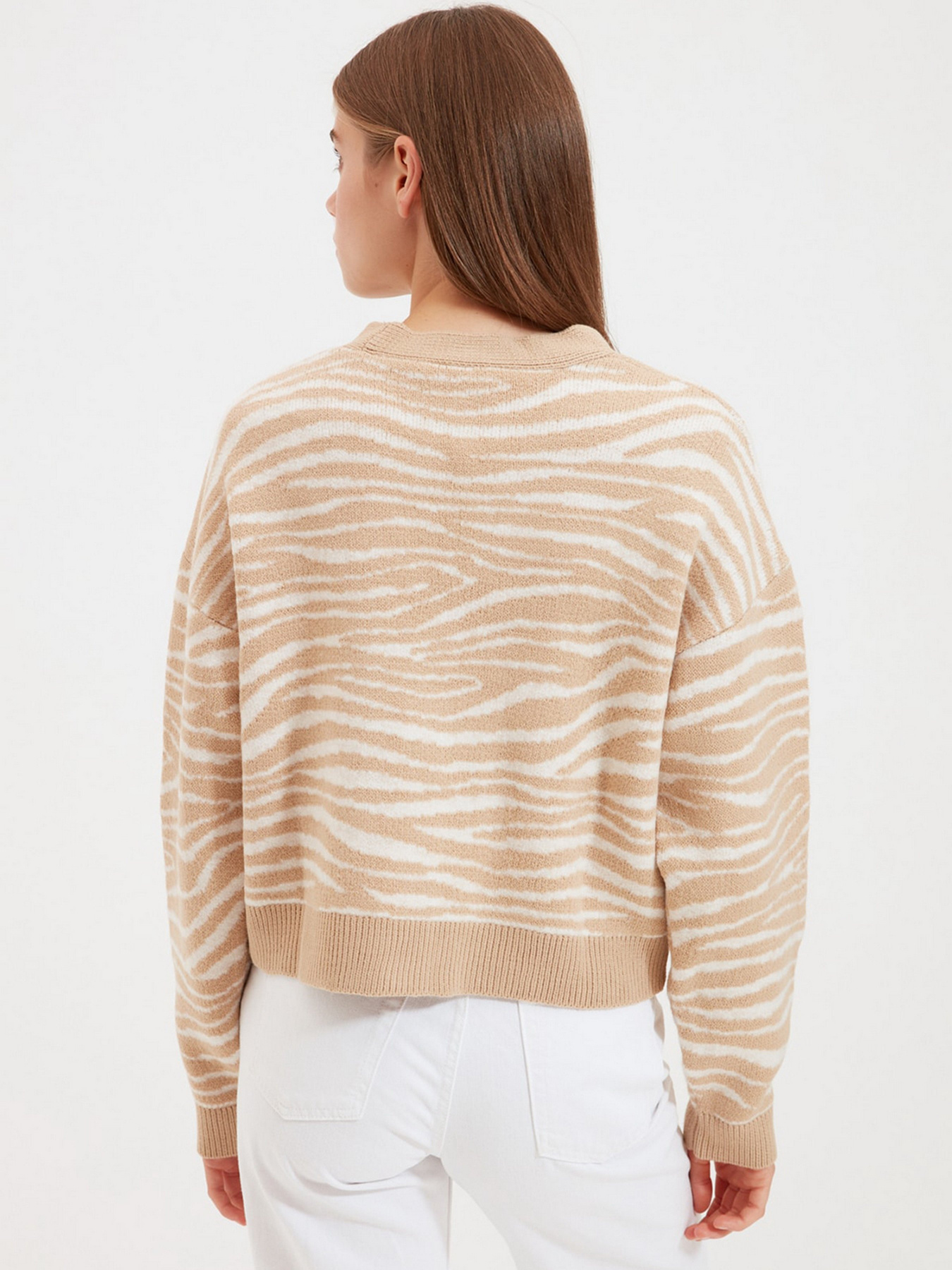Свитры и кардиганы Trendyol модель TWOAW22HI0046/Ekru Свитры и кардиганы Trendyol модель TWOAW22HI0046/Ekru Фото