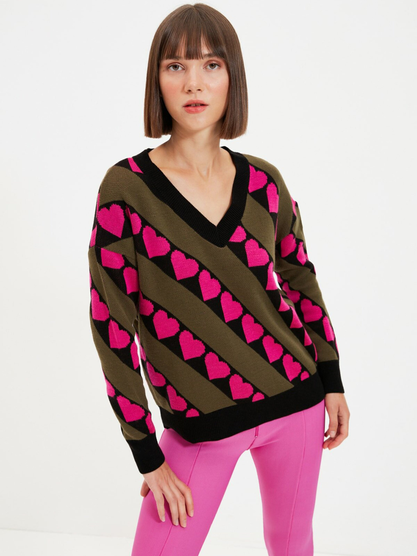 Свитры и кардиганы Trendyol модель TWOAW22KZ0228/Siyah Свитры и кардиганы Trendyol модель TWOAW22KZ0228/Siyah Фото