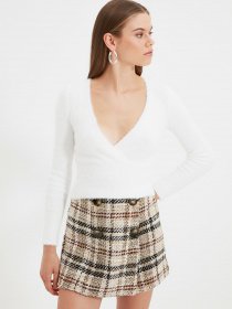 Свитры и кардиганы Trendyol модель TWOAW22KZ0231/Ekru Фото