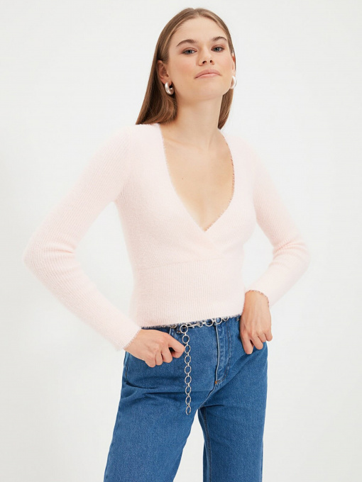 Свитры и кардиганы Trendyol модель TWOAW22KZ0231/Pembe Фото