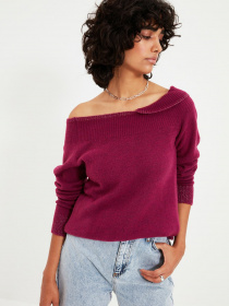 Свитры и кардиганы Trendyol модель TWOAW22KZ0247/Mor Фото