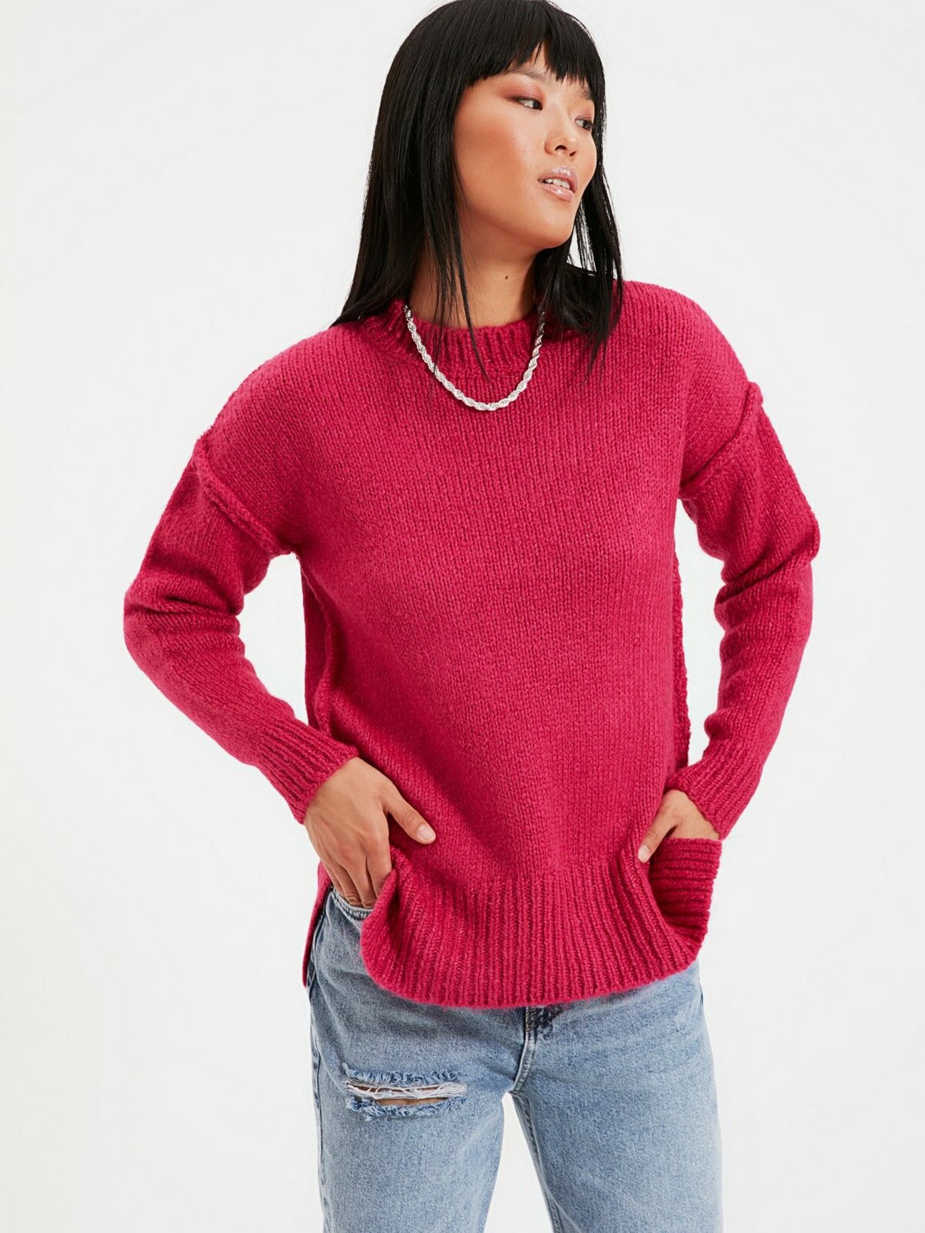 Свитры и кардиганы Trendyol модель TWOAW22KZ0003/Fusya Фото