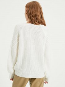 Свитры и кардиганы Trendyol модель TWOAW22KZ0256/Ekru Фото