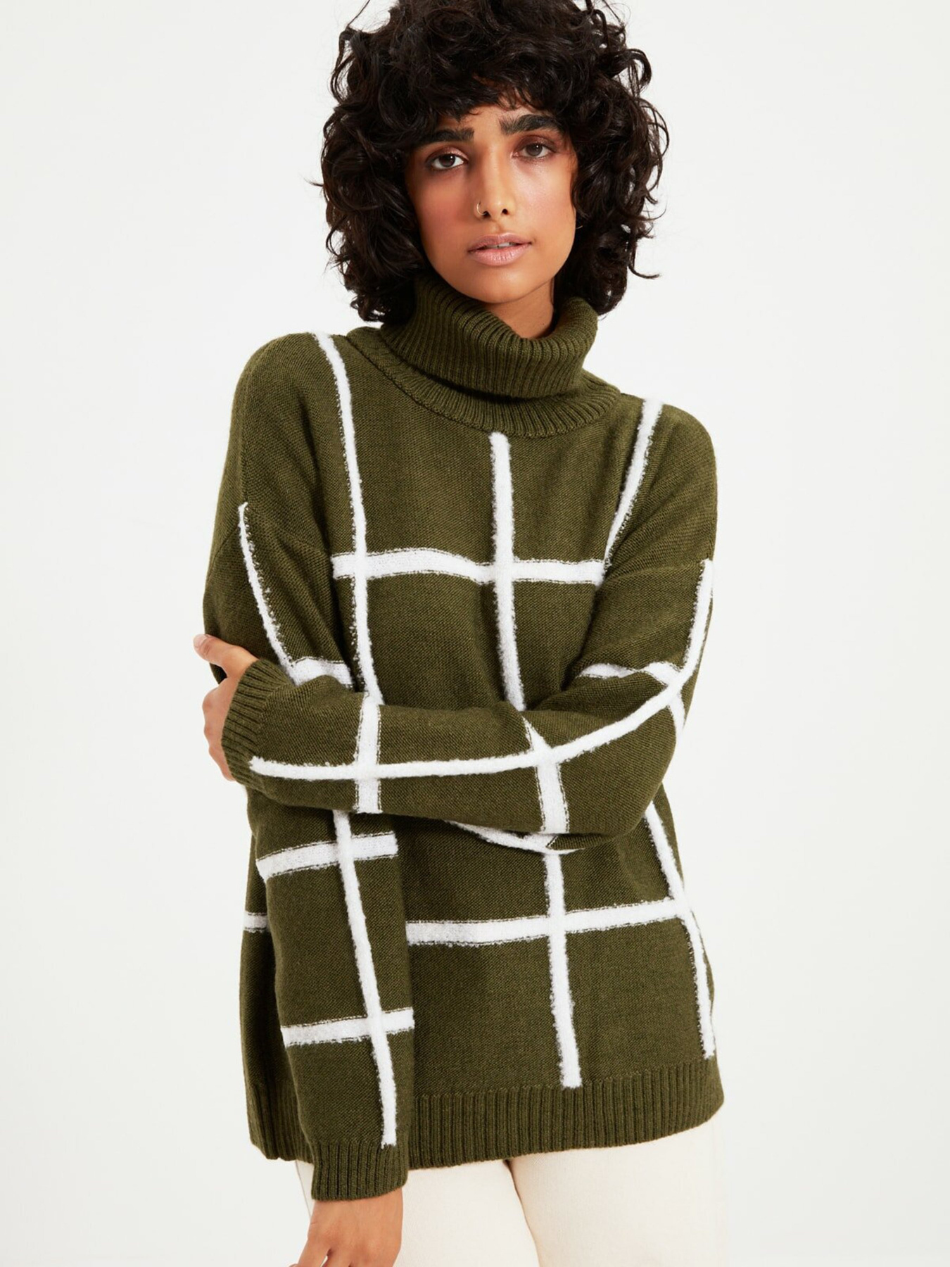 Свитры и кардиганы Trendyol модель TWOAW22KZ0257/Haki Свитры и кардиганы Trendyol модель TWOAW22KZ0257/Haki Фото