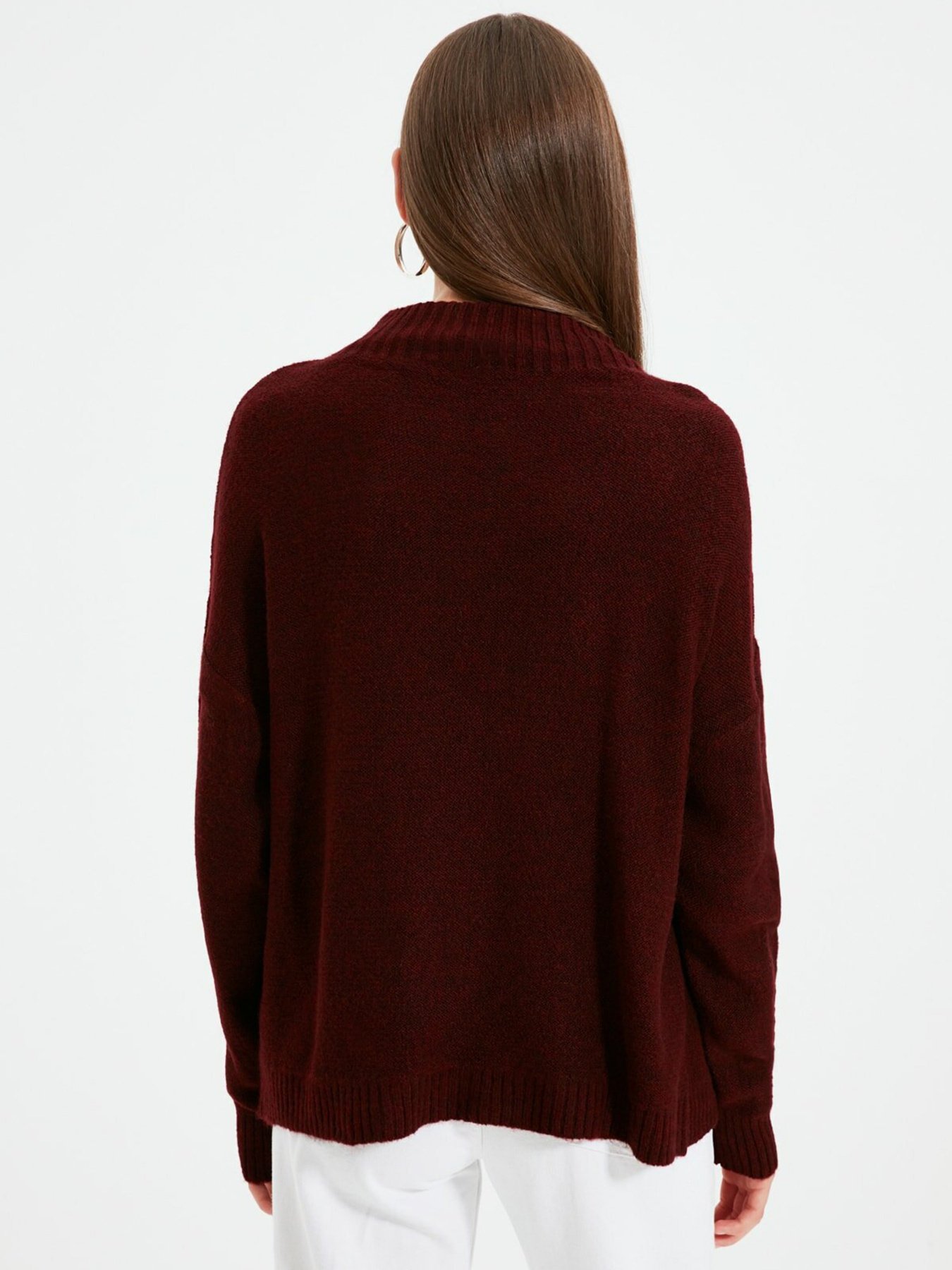 Свитры и кардиганы Trendyol модель TWOAW22KZ0260/Bordo Свитры и кардиганы Trendyol модель TWOAW22KZ0260/Bordo Фото