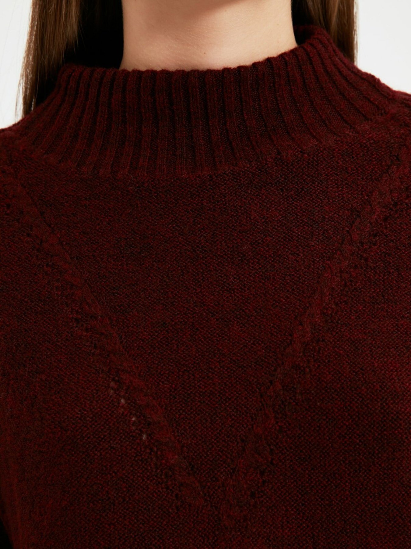 Свитры и кардиганы Trendyol модель TWOAW22KZ0260/Bordo Свитры и кардиганы Trendyol модель TWOAW22KZ0260/Bordo Фото