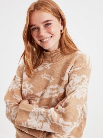 Свитры и кардиганы Trendyol модель TWOAW22KZ0227/Ekru Фото