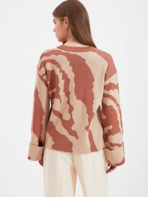 Свитры и кардиганы Trendyol модель TWOAW22KZ0229/Camel Фото