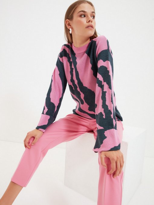 Свитры и кардиганы Trendyol модель TWOAW22KZ0229/Pembe Фото