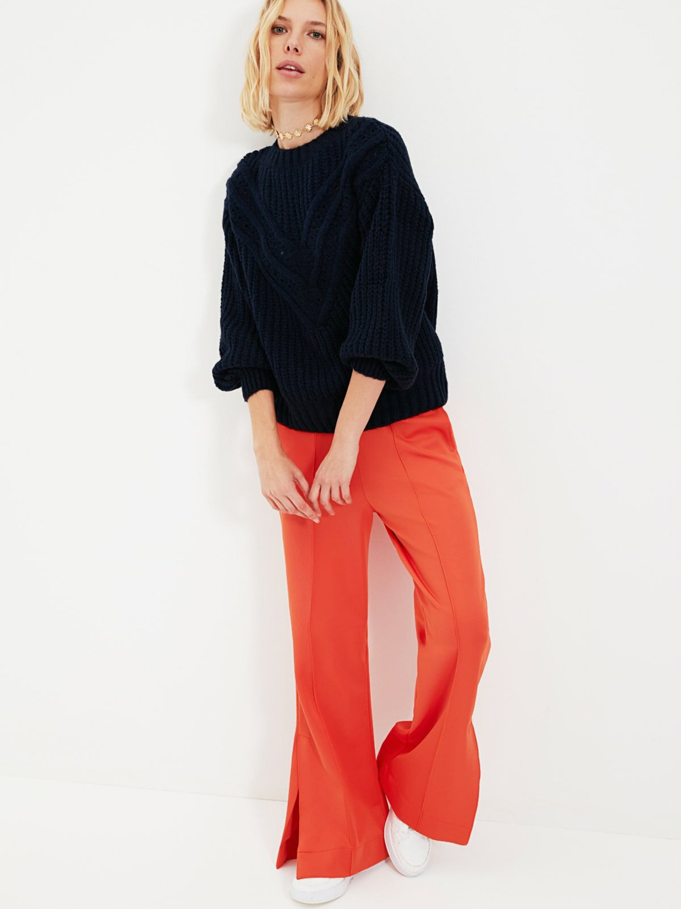 Свитры и кардиганы Trendyol модель TWOAW22KZ0267/Lacivert Свитры и кардиганы Trendyol модель TWOAW22KZ0267/Lacivert Фото