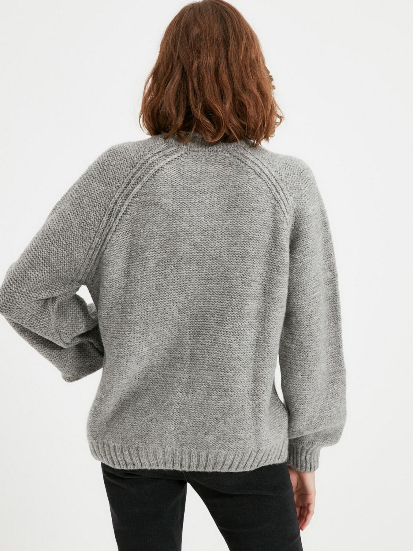 Свитры и кардиганы Trendyol модель TWOAW22KZ0275/Gri Свитры и кардиганы Trendyol модель TWOAW22KZ0275/Gri Фото