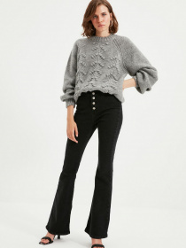 Свитры и кардиганы Trendyol модель TWOAW22KZ0275/Gri Фото