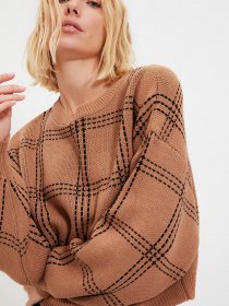 Свитры и кардиганы Trendyol модель TWOAW22KZ0514/Camel Фото