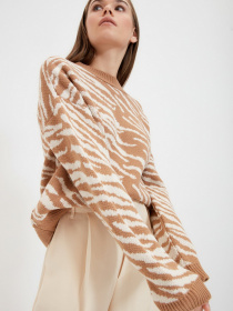 Свитры и кардиганы Trendyol модель TWOAW22KZ0499/Camel Фото