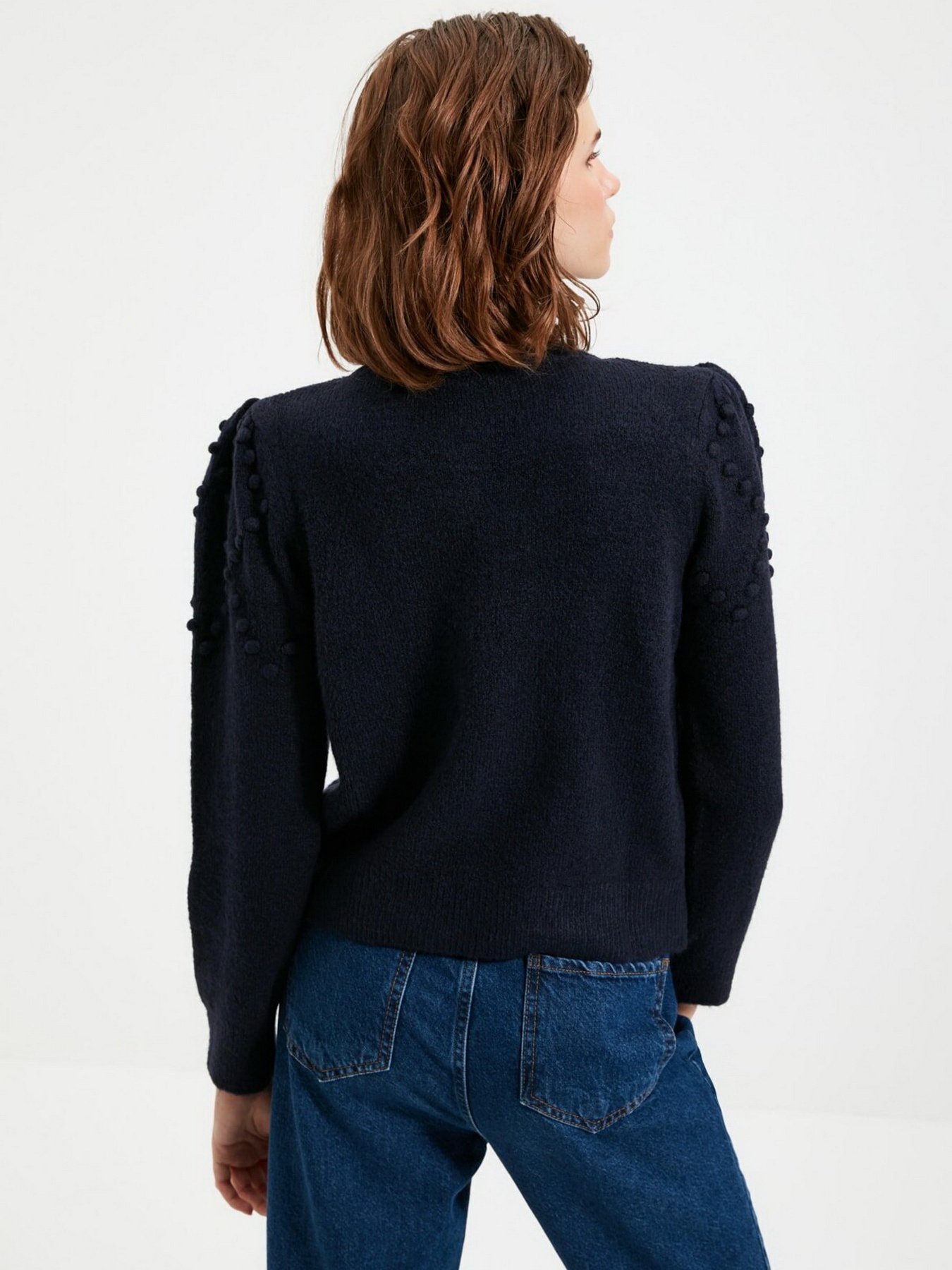 Свитры и кардиганы Trendyol модель TWOAW22KZ0506/Lacivert Свитры и кардиганы Trendyol модель TWOAW22KZ0506/Lacivert Фото