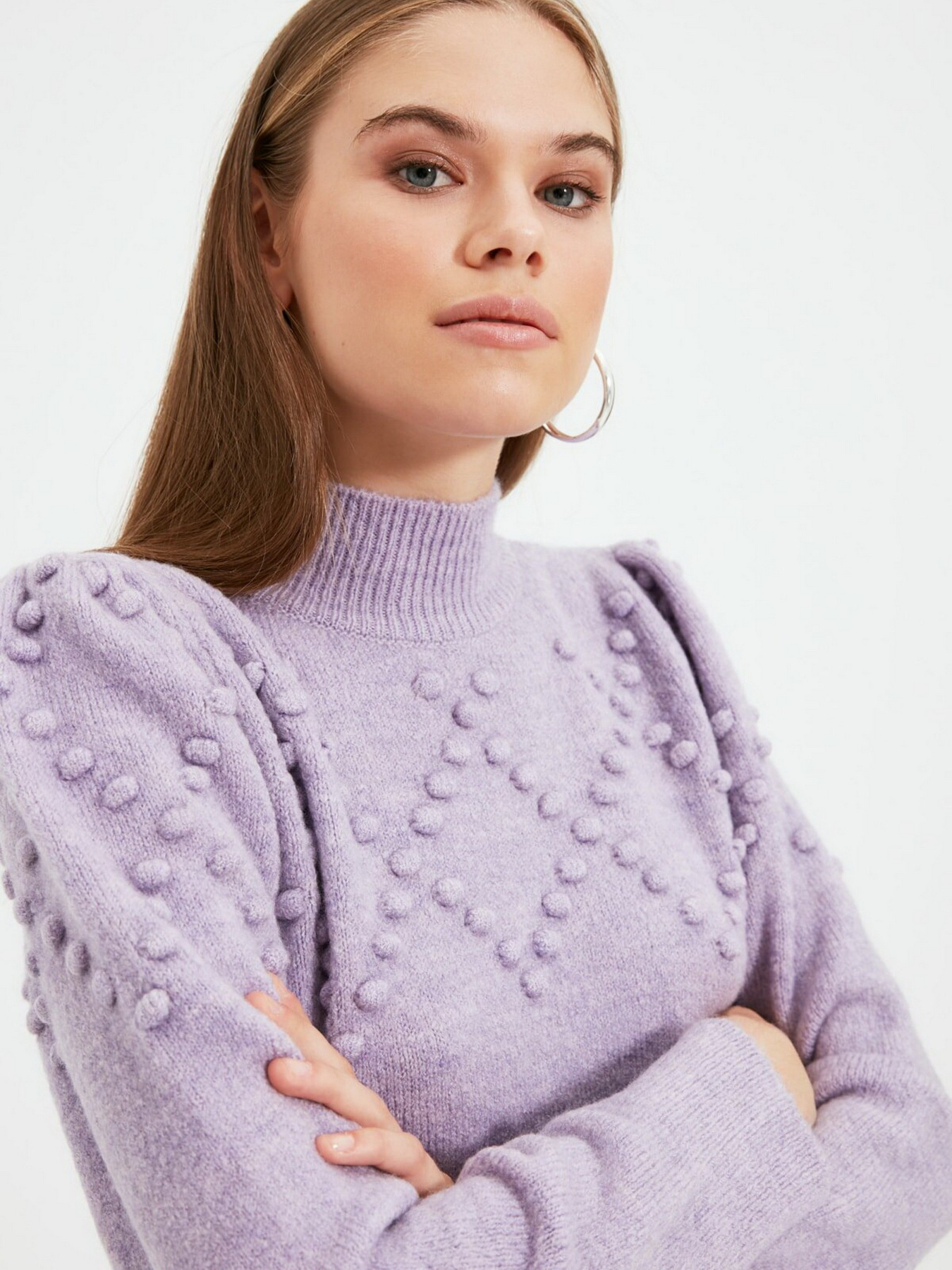 Свитры и кардиганы Trendyol модель TWOAW22KZ0506/Lila Свитры и кардиганы Trendyol модель TWOAW22KZ0506/Lila Фото