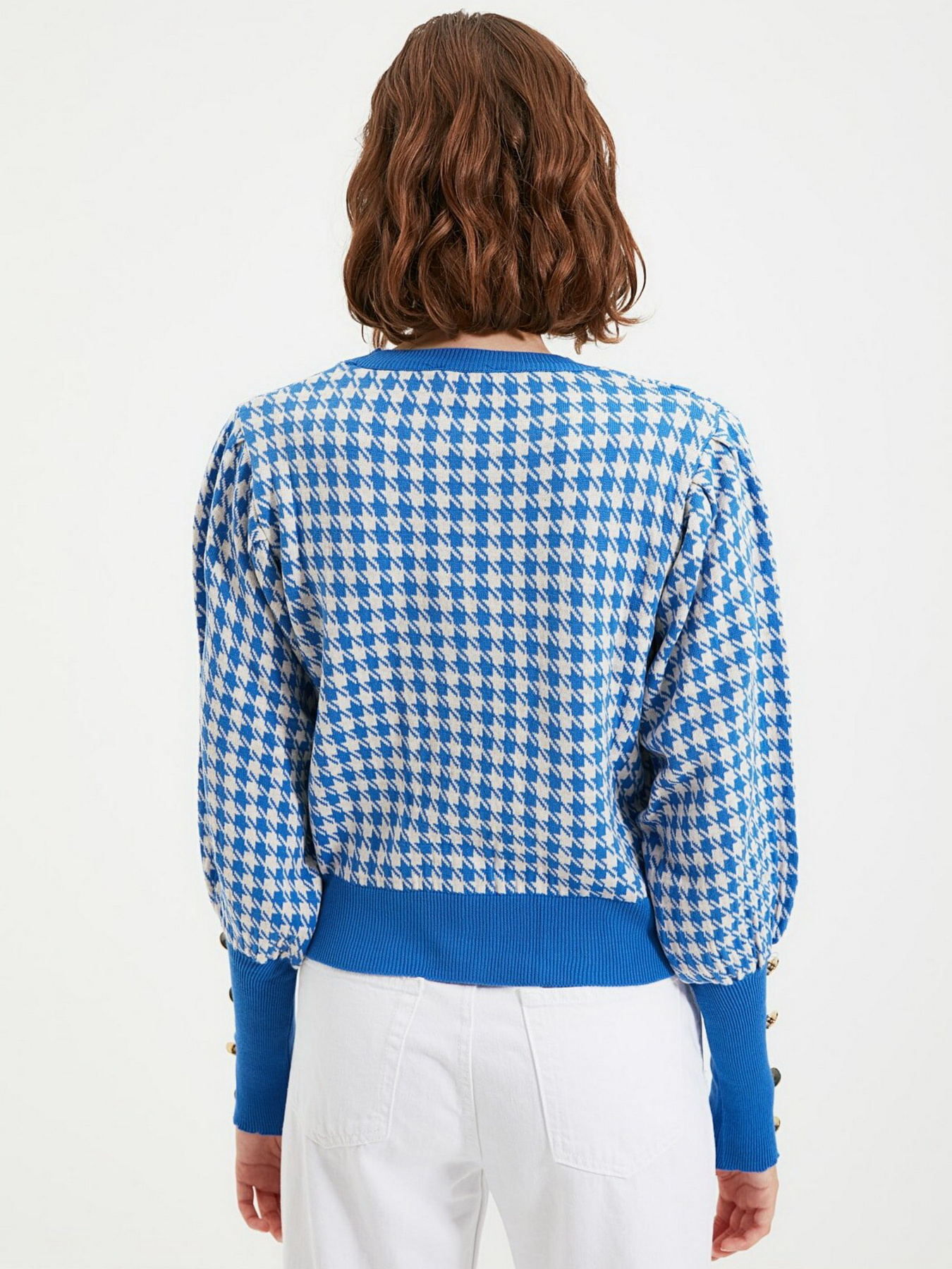 Свитры и кардиганы Trendyol модель TWOAW22KZ0529/Mavi Свитры и кардиганы Trendyol модель TWOAW22KZ0529/Mavi Фото