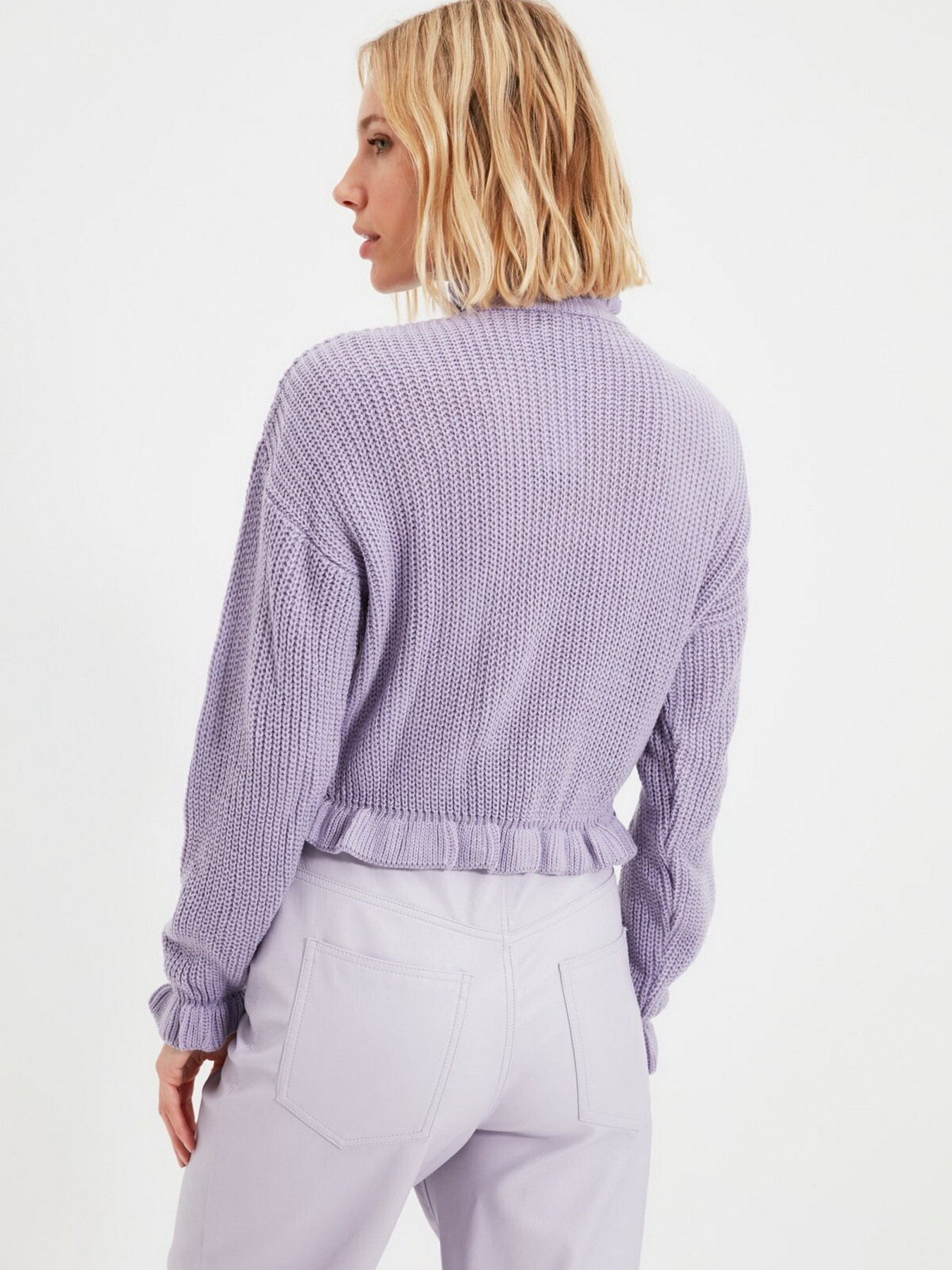 Свитры и кардиганы Trendyol модель TWOAW22KZ0530/Lila Свитры и кардиганы Trendyol модель TWOAW22KZ0530/Lila Фото