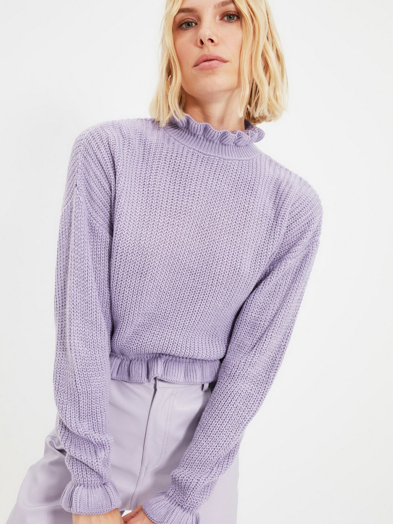 Свитры и кардиганы Trendyol модель TWOAW22KZ0530/Lila Свитры и кардиганы Trendyol модель TWOAW22KZ0530/Lila Фото