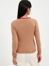 Свитры и кардиганы Trendyol модель TWOAW22KZ0541/Camel Фото