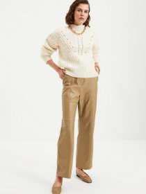 Свитры и кардиганы Trendyol модель TWOAW22KZ0674/Ekru Фото