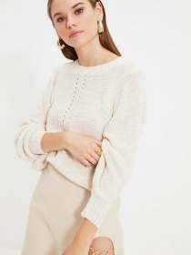 Свитры и кардиганы Trendyol модель TWOAW22KZ0679/Ekru Фото