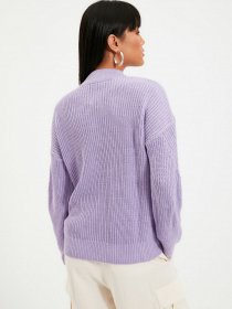 Свитры и кардиганы Trendyol модель TWOAW22KZ0756/Lila Фото